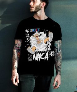 One Piece Monkey D. Luffy Sun God Nika Gear 5 character shirt