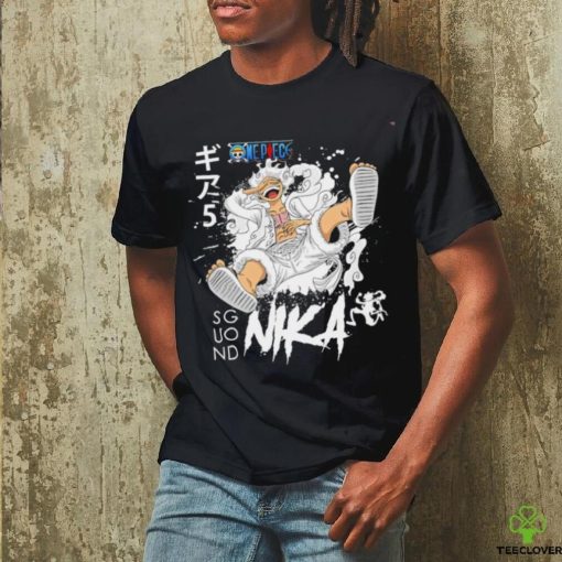 One Piece Monkey D. Luffy Sun God Nika Gear 5 character shirt