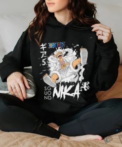 One Piece Monkey D. Luffy Sun God Nika Gear 5 character shirt
