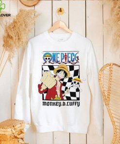 One Piece Monkey D. Luffy straw hat pirate character logo shirt