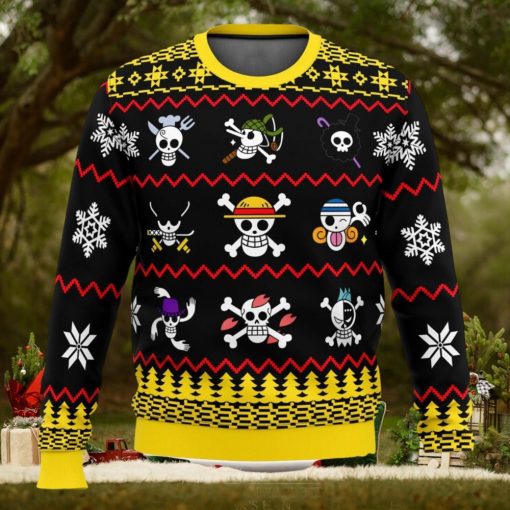 One Piece One Piece Flags 3D Ugly Christmas Sweater Unisex Christmas Sweater For Men And Women