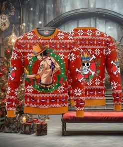 One Piece Portgas Ace Ugly Christmas Sweater Unisex Sweater