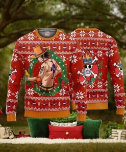 One Piece Portgas Ace Ugly Christmas Sweater Unisex Sweater