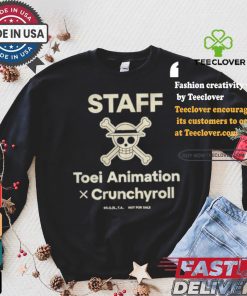 One Piece Staff Toei Animation Crunchyroll T shirt
