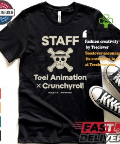 One Piece Staff Toei Animation Crunchyroll T shirt
