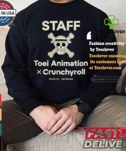 One Piece Staff Toei Animation Crunchyroll T shirt