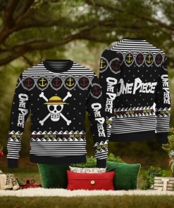 One Piece Straw Hat Pirate Crew Ugly Christmas Sweater Unisex Sweater