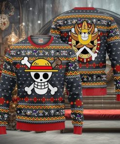 One Piece Straw Hat Priate Symbol Ugly Christmas Sweater Xmas Gift