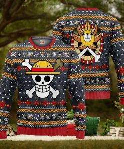 One Piece Straw Hat Priate Symbol Ugly Christmas Sweater Xmas Gift
