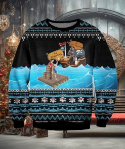 One Piece X Pirates Of Caribbean Ugly Christmas Sweater, Ugly Sweater Apparel