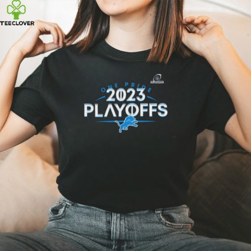 One Pride Detroit Lions 2023 NFL Playoffs t hoodie, sweater, longsleeve, shirt v-neck, t-shirt