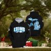 One Pride Detroit Lions All Over Printed Clothes Hoodie 3D