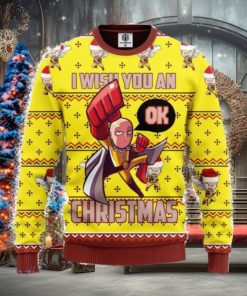 One Punch Man 3D Ugly Christmas Sweater 3D Gift For Men And Women