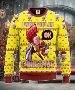 One Punch Man 3D Ugly Christmas Sweater Amazing Gift Men And Women Christmas Gift