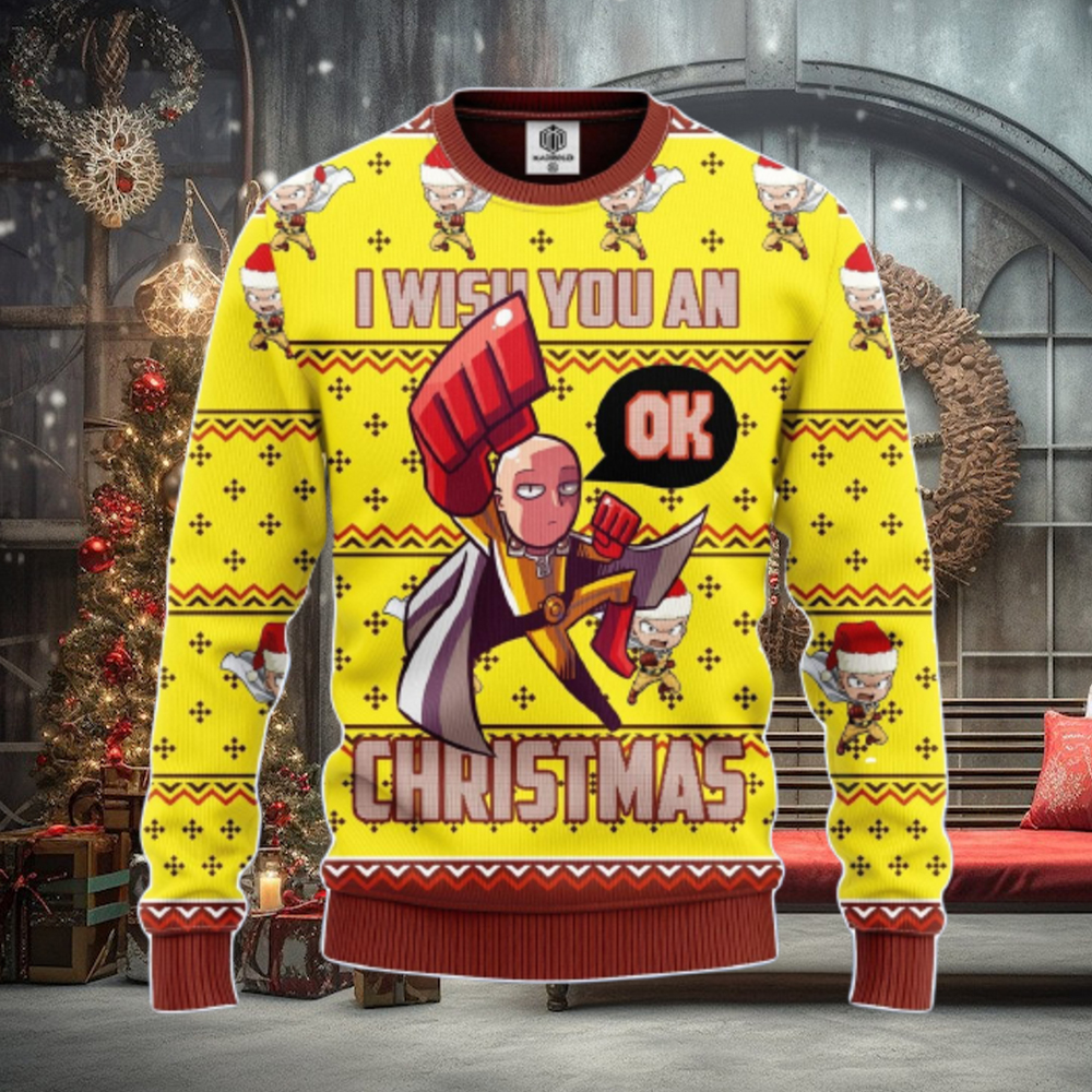 One Punch Man 3D Ugly Christmas Sweater Amazing Gift Men And Women Christmas Gift One Punch Man 3D Ugly Christmas Sweater Amazing Gift Men And Women Christmas Gift