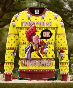 One Punch Man 3D Ugly Christmas Sweater Amazing Gift Men And Women Christmas Gift