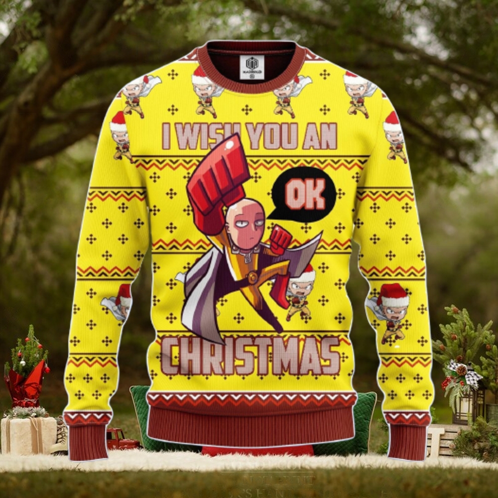 One Punch Man 3D Ugly Christmas Sweater Amazing Gift Men And Women Christmas Gift One Punch Man 3D Ugly Christmas Sweater Amazing Gift Men And Women Christmas Gift