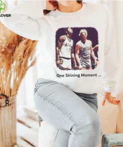 One Shining Moment Magic Johnson Larry Bird hoodie, sweater, longsleeve, shirt v-neck, t-shirt