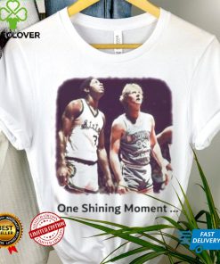 One Shining Moment Magic Johnson Larry Bird hoodie, sweater, longsleeve, shirt v-neck, t-shirt