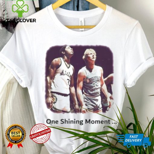 One Shining Moment Magic Johnson Larry Bird hoodie, sweater, longsleeve, shirt v-neck, t-shirt