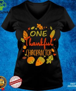One Thankful Chiropractor Family Thanksgiving matching 2021 T Shirt