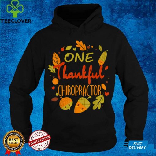 One Thankful Chiropractor Family Thanksgiving matching 2021 T Shirt