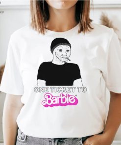 One Ticket To Barbie Barbie Movie 2023 meme art funny shirt