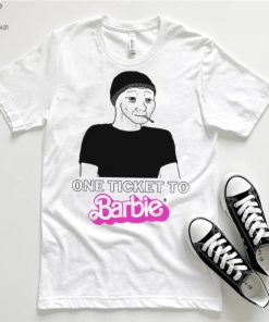 One Ticket To Barbie Barbie Movie 2023 meme art funny shirt