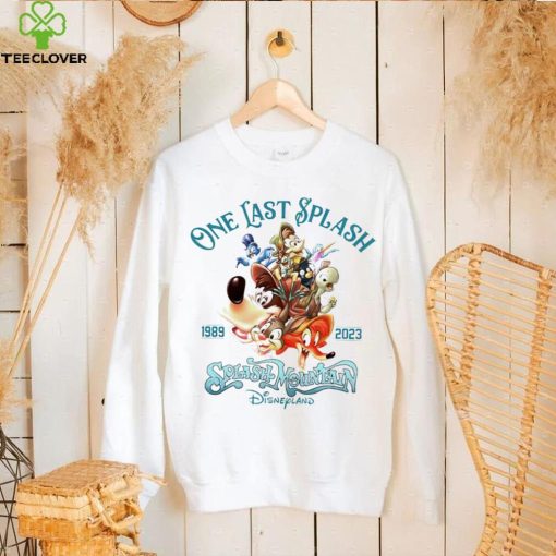 One last splash 1989 2023 Splash Mountain Disneyland shirt