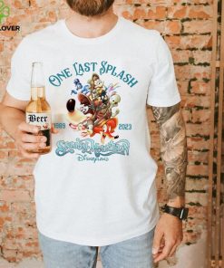 One last splash 1989 2023 Splash Mountain Disneyland shirt
