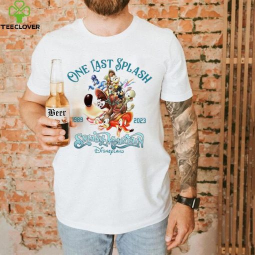 One last splash 1989 2023 Splash Mountain Disneyland shirt