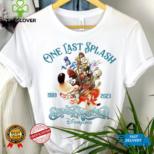 One last splash 1989 2023 Splash Mountain Disneyland shirt