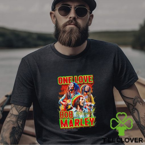 One love Bob Marley signature shirt