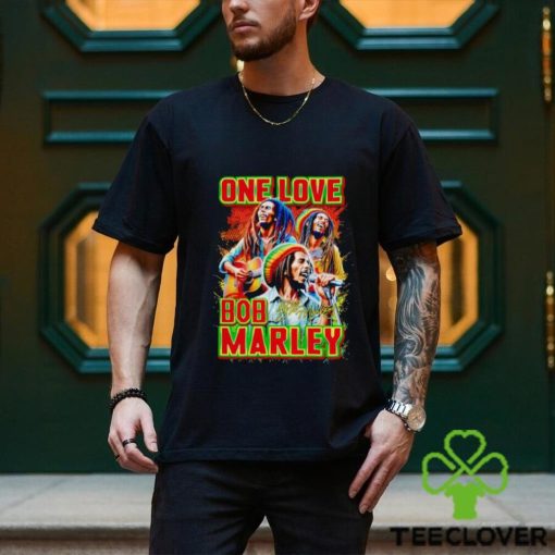 One love Bob Marley signature shirt