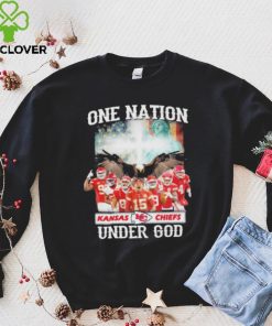 One nation Kansas city Chiefs under god America flag hoodie, sweater, longsleeve, shirt v-neck, t-shirt