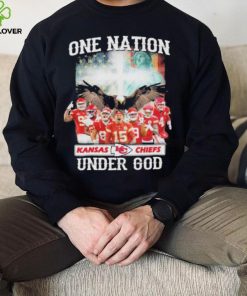 One nation Kansas city Chiefs under god America flag hoodie, sweater, longsleeve, shirt v-neck, t-shirt