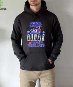 One team one nation Toronto Blue Jays 2022 hoodie, sweater, longsleeve, shirt v-neck, t-shirt