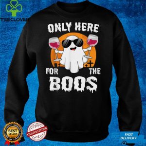 Only Here For The Boos Funny Halloween Cute Ghost Women T Shirt