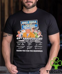 Only fools and Horses 41th anniversary 1981 2023 signatures thank you for the memories hoodie, sweater, longsleeve, shirt v-neck, t-shirt