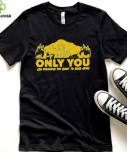 Only you can preserve the right to bear arms Smokey bear retro shirt