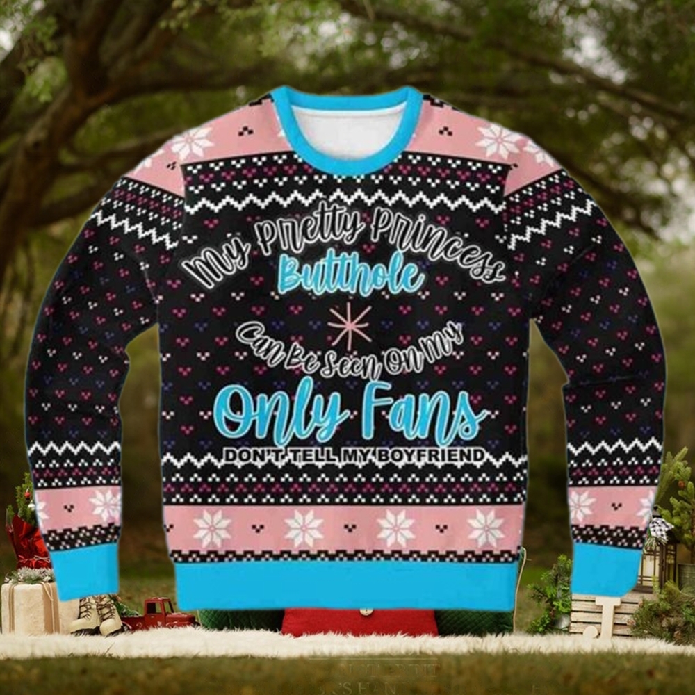 Onlyfans Princess Funny Matching Ugly Christmas Sweaters Onlyfans Princess Funny Matching Ugly Christmas Sweaters