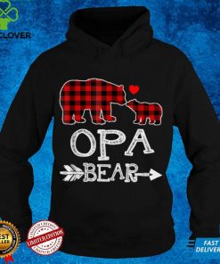 Opa Bear Shirt Red Buffalo Plaid Opa Bear Pajama T Shirt