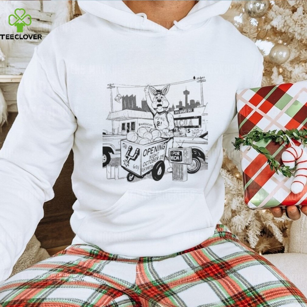 Opening night of the Spurs game shirt Opening night of the Spurs game shirt