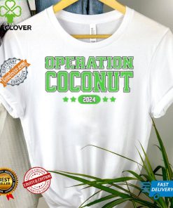 Operation Coconut Tree Kamala Harris is brat 2024 hoodie, sweater, longsleeve, shirt v-neck, t-shirt