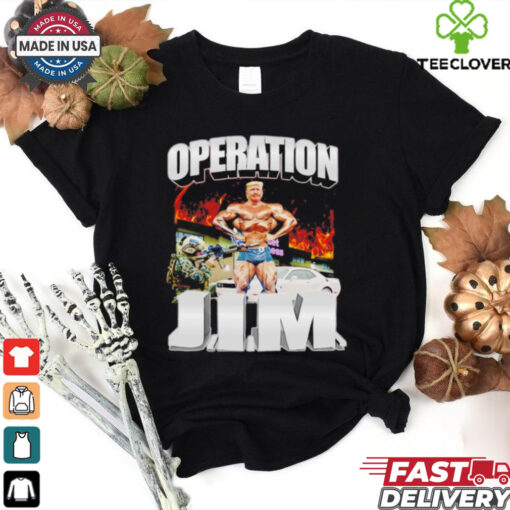 Operation Jim Trump workout flexing gym shirt