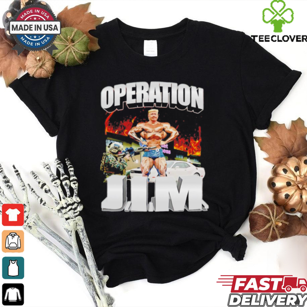 Operation Jim Trump workout flexing gym shirt Operation Jim Trump workout flexing gym shirt