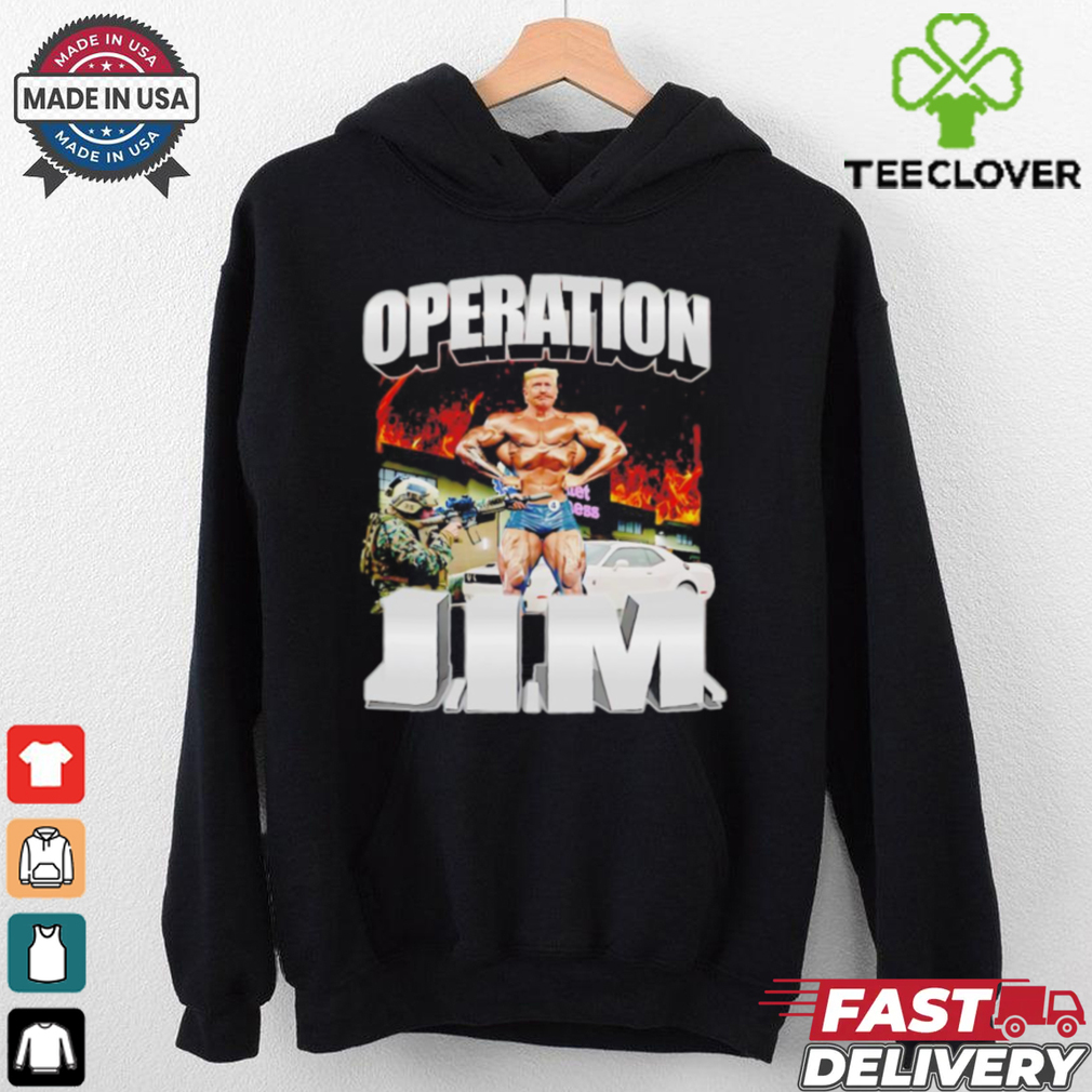 Operation Jim Trump workout flexing gym shirt Operation Jim Trump workout flexing gym shirt
