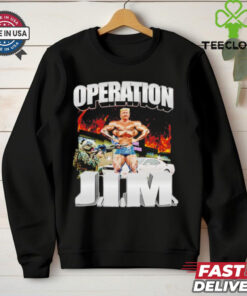 Operation Jim Trump workout flexing gym shirt