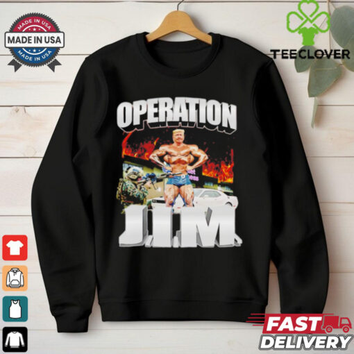 Operation Jim Trump workout flexing gym shirt