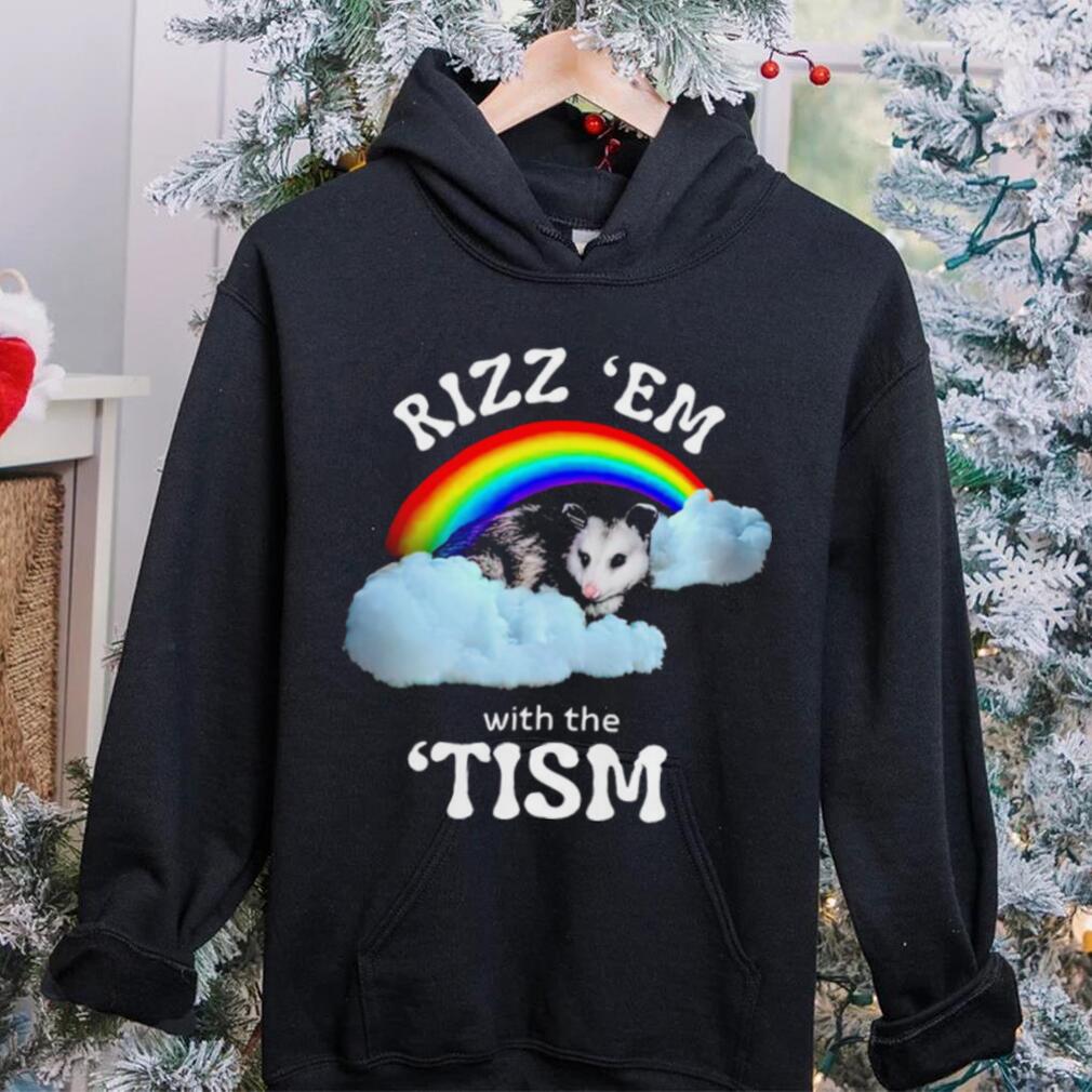 Opossum rat rizz ’em with the tism shirt Opossum rat rizz ’em with the tism shirt